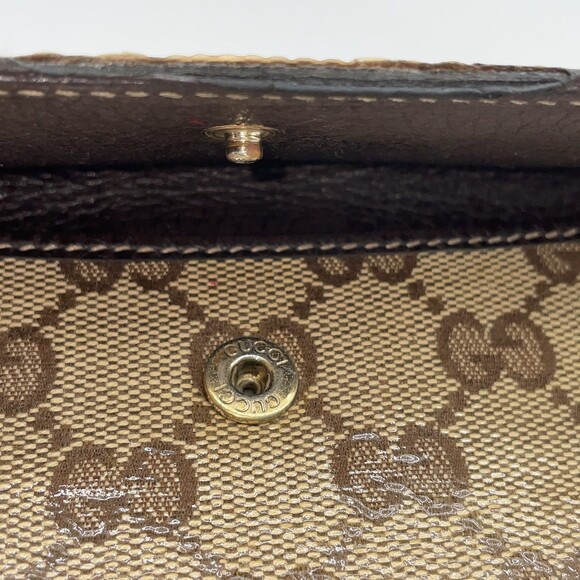 Auth Gucci Gg Crystal Canvas X Leather #198546G61 - Picture 12 of 16